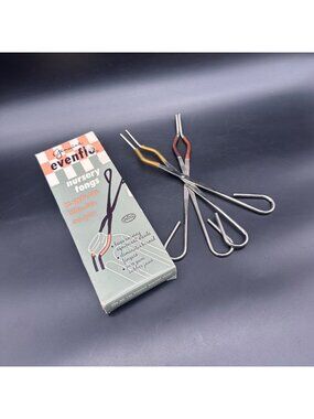 Vintage Nursery Tongs Baby Decor Mid Century Kitchen Kitschy Evenflo USA